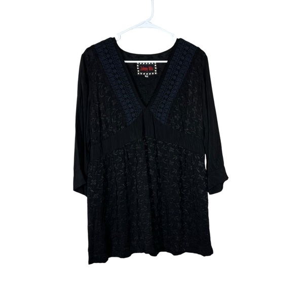 Johnny Was Embroidered Long Sleeve Blouse Size Medium - Picture 1 of 9